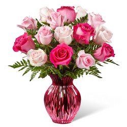 The  Happy Spring Mixed Rose Bouquet from Clifford's where roses are our specialty